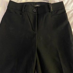 NWT Ann Taylor LOFT Black wide leg pants